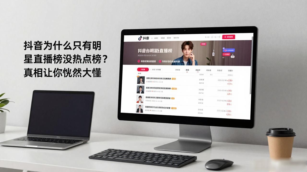 抖音为什么只有明星直播榜没热点榜？真相让你恍然大悟