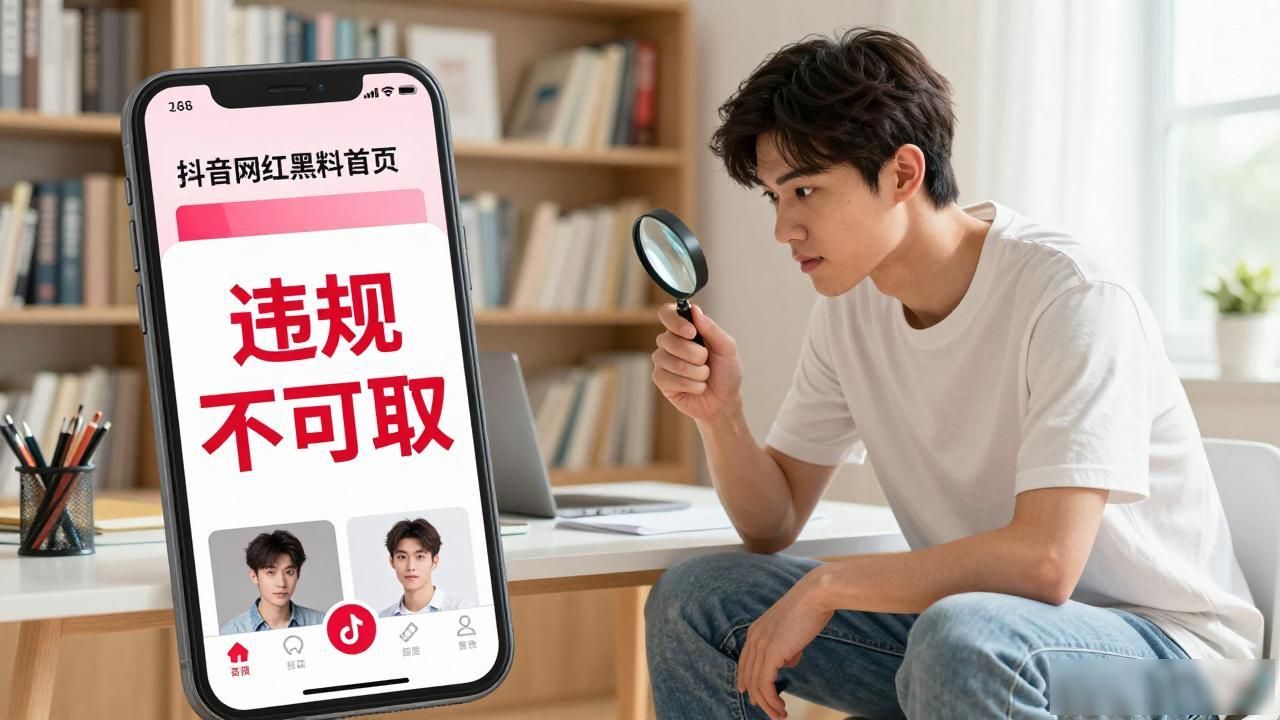 黑色抖音带红色版本那个_黑底红色抖音_抖音网红黑料首页,